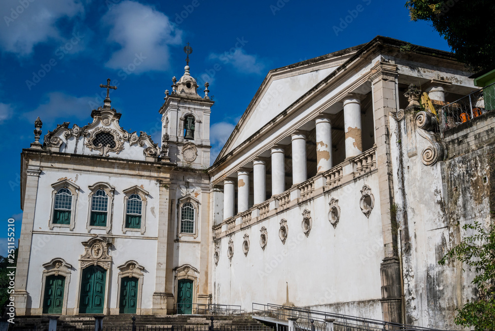 Church of Our Lady of Victory is a Baroque church the Lower city, Salvador, Bahia, Brazil