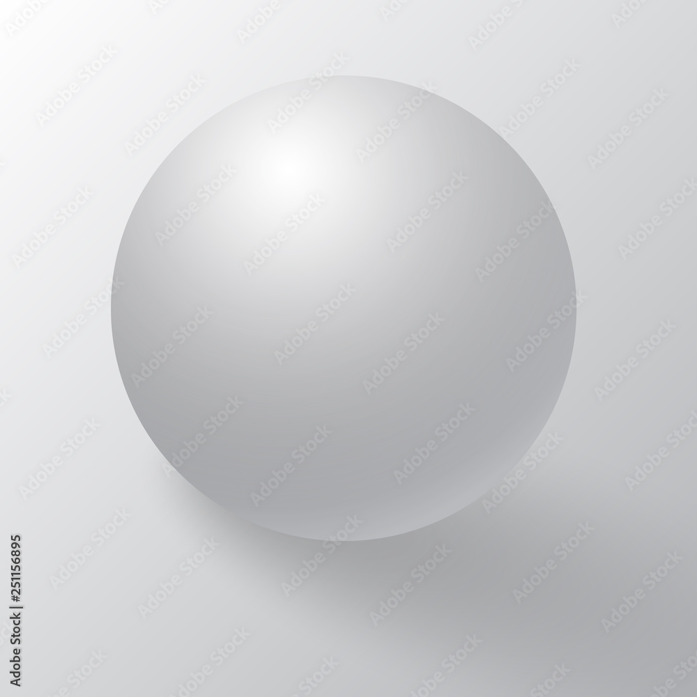 Realistic detailed 3d blank of white round sphere or 3d ball. White round sphere with shadows, half-shadows and reflex. Realistic detailed 3d blank of white round sphere or 3d ball. White round sphere with shadows, half-shadows and reflex.