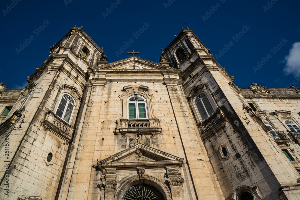 Fototapeta premium Church of Our Lady of Conceicao da Praia is a Baroque church the Lower city, Salvador, Bahia, Brazil