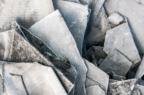 asbestos sheets background