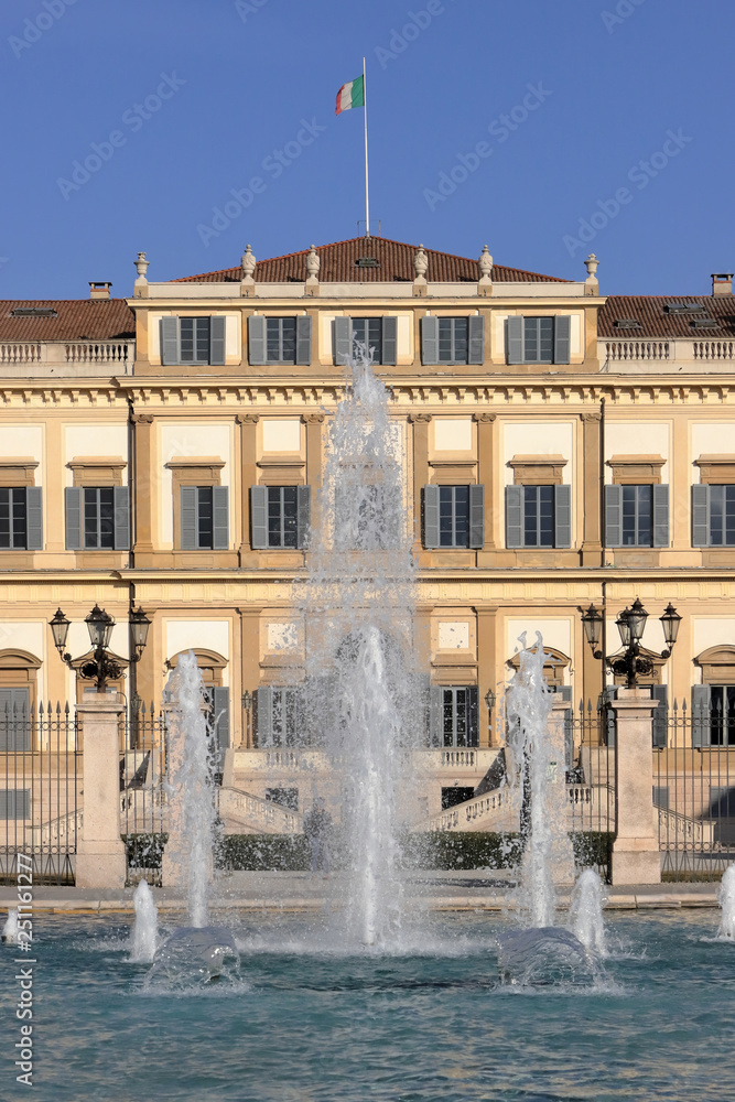 Villa Reale di Monza in Italia, Royal Villa in Monza in Italy 