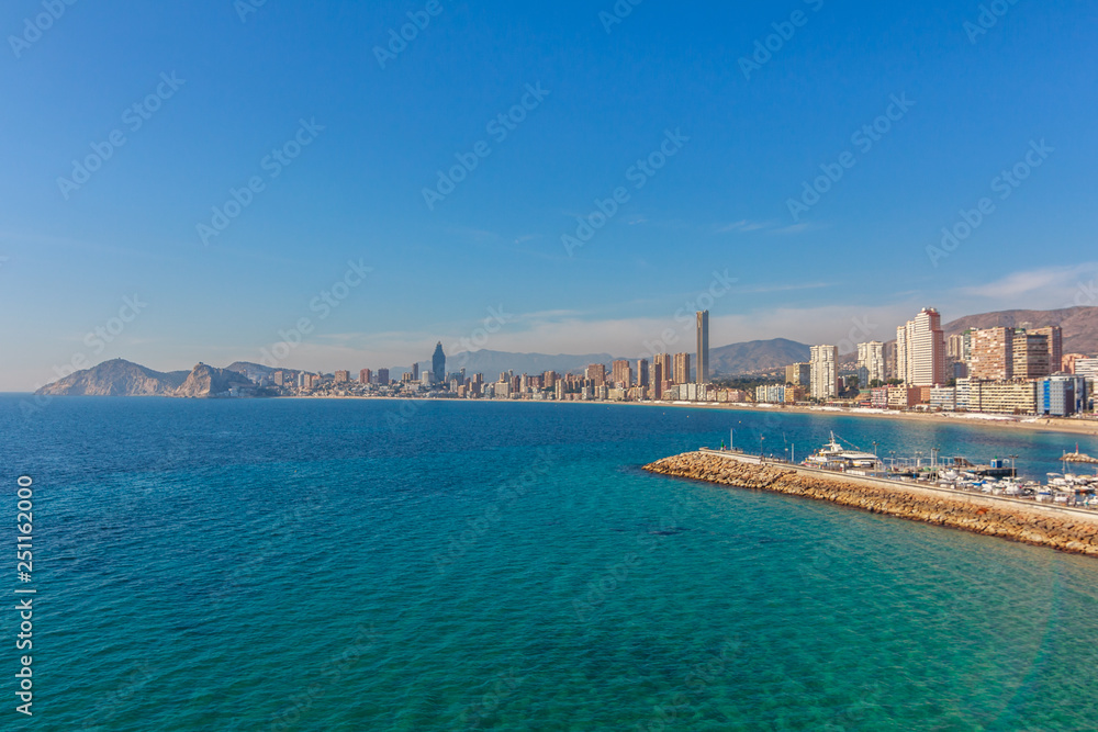 Fototapeta premium Benidorm city pamorama