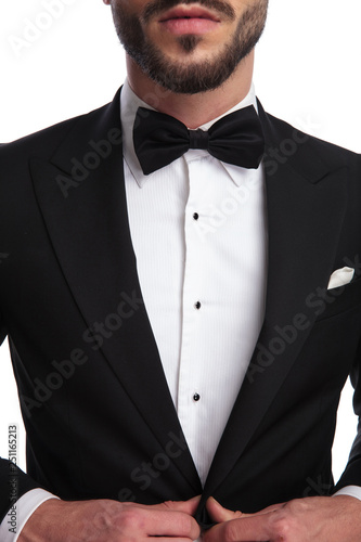 Upper body of a well dressed gantleman photo