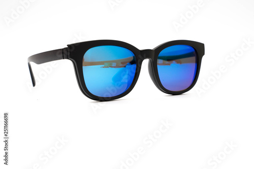 aviator sunglasses isolated on white