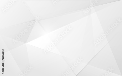 Abstract white 3d polygonal pattern background