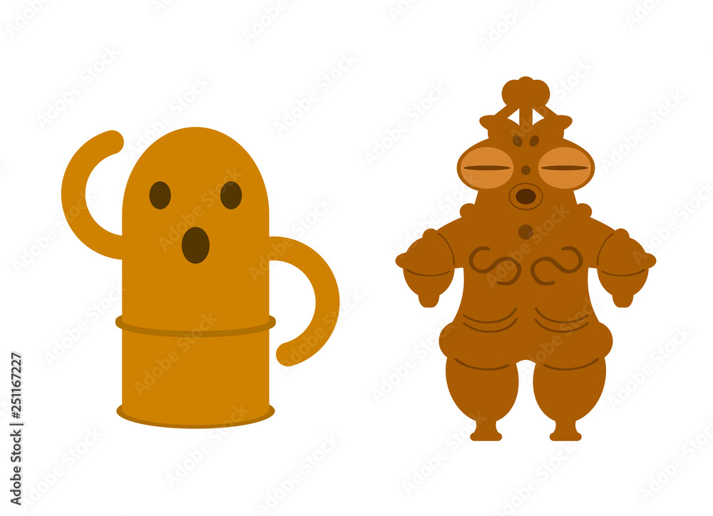 ハニワと土偶 Stock イラスト Adobe Stock