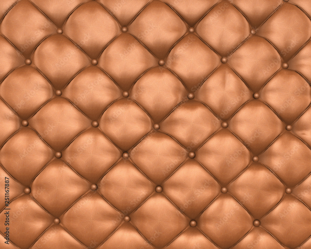 Luxury texture of brown leather furniture with buttons Luxury texture of brown leather furniture with buttons