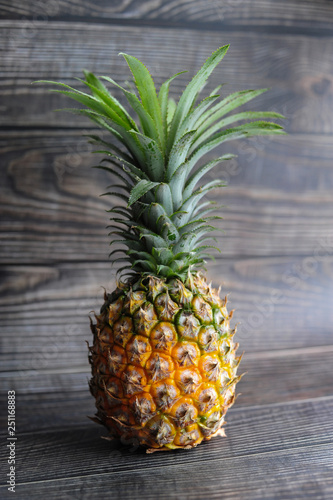 A nice pineapple on the board