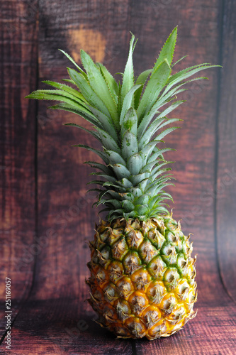 A nice pineapple on the board