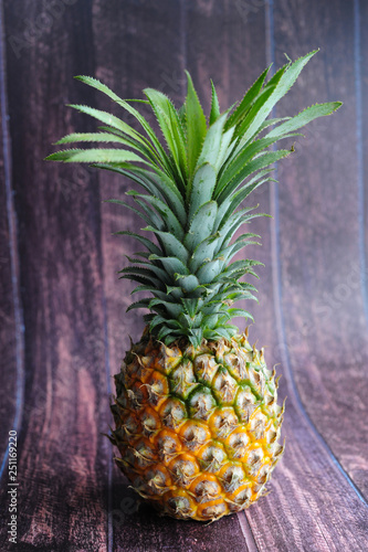 A nice pineapple on the board