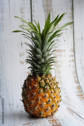 A nice pineapple on the board