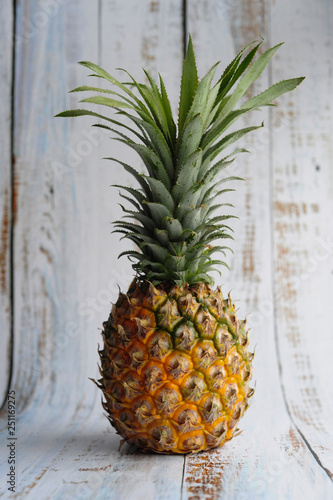 A nice pineapple on the board