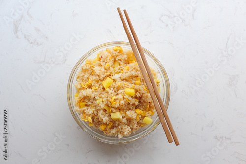 Fried rice with pineapple