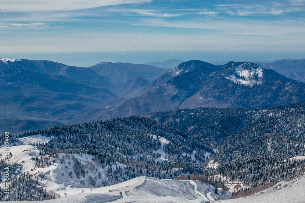 Fototapeta premium mountains in winter