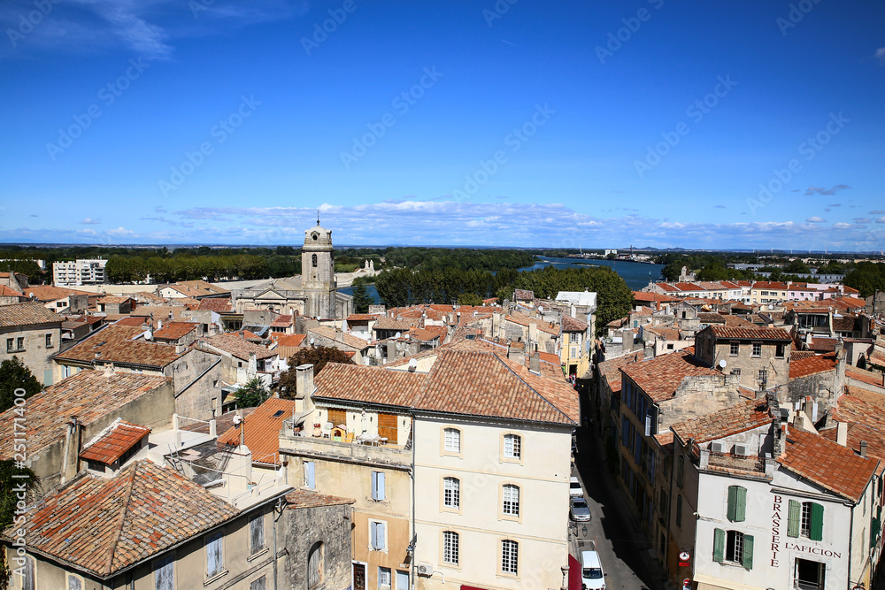 Arles, view of the city from the amphitheater