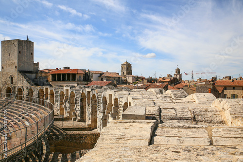 Arles and the amphitheater, France