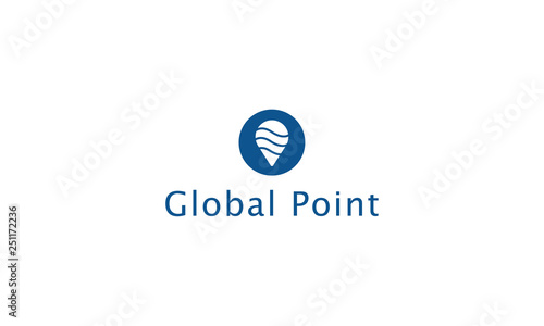 Free Download Global point logo - GFXLoad