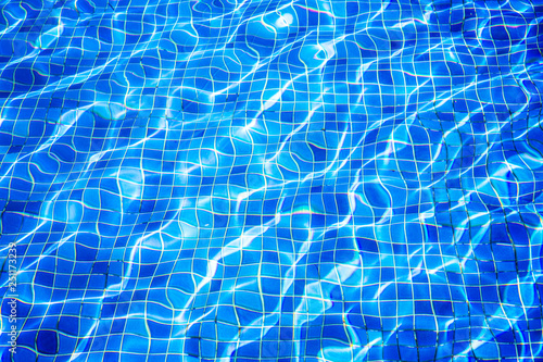 Background of blue swimming pool ripped water 8