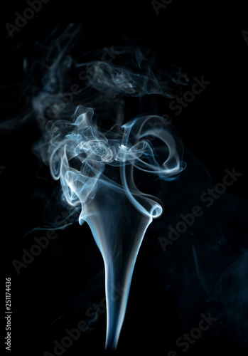 Wallpaper Mural white smoke on the black background. Torontodigital.ca