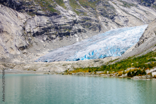 Glacier near spiterstulen photo