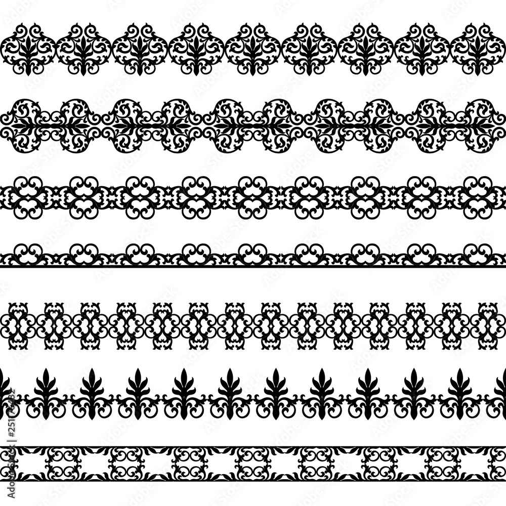 Obraz premium Set of borders