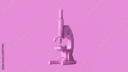 Pink Traditional Microscope