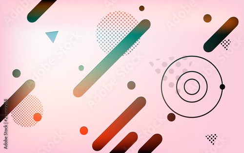 Trendy geometric flat pattern, abstract background for brochure, flyer or presentations design, vector illustration.