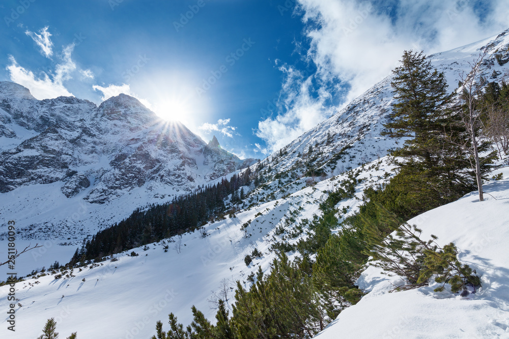 Tatra National Park in winter