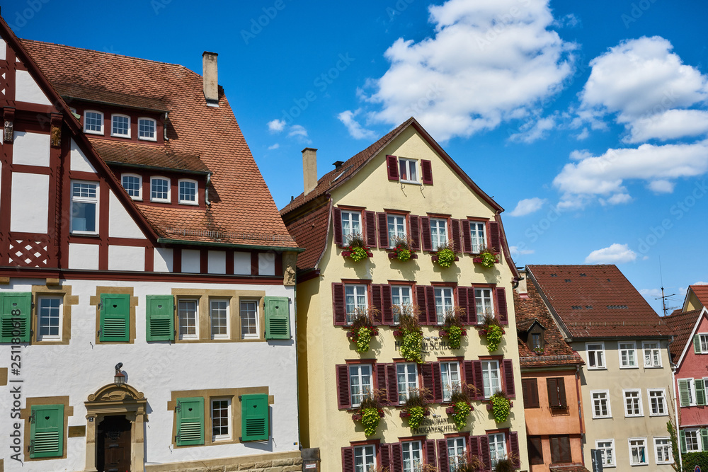 The medieval village Tübinguen, Baden Württemberg, Germany The medieval village Tübinguen, Baden Württemberg, Germany