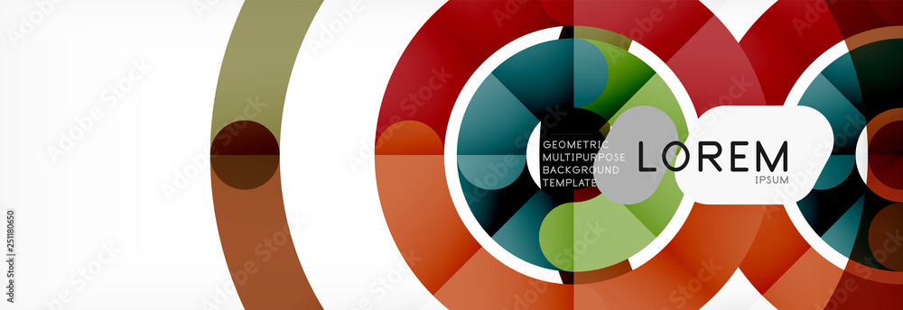 Line design circles abstract background Line design circles abstract background