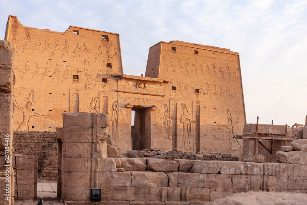 The temple of Edfu The temple of Edfu