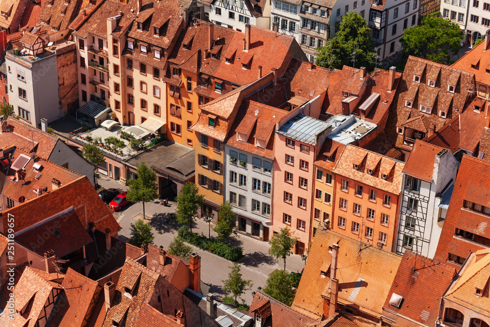 Petit France district in Strasbourg, Alsace France