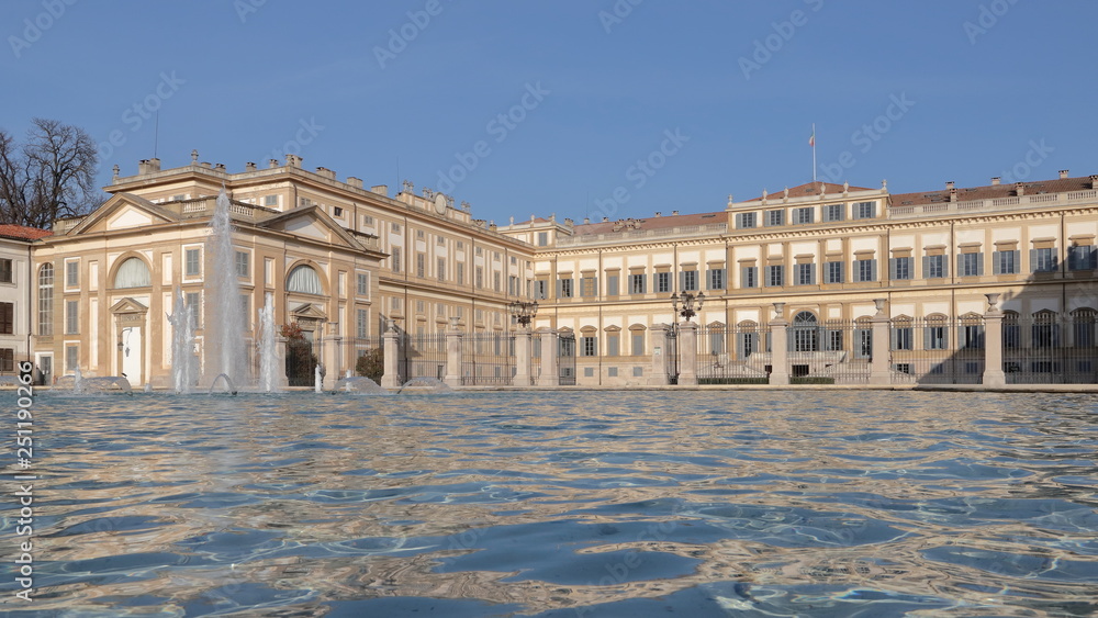 Villa Reale di Monza in Italia, Royal Villa in Monza in Italy