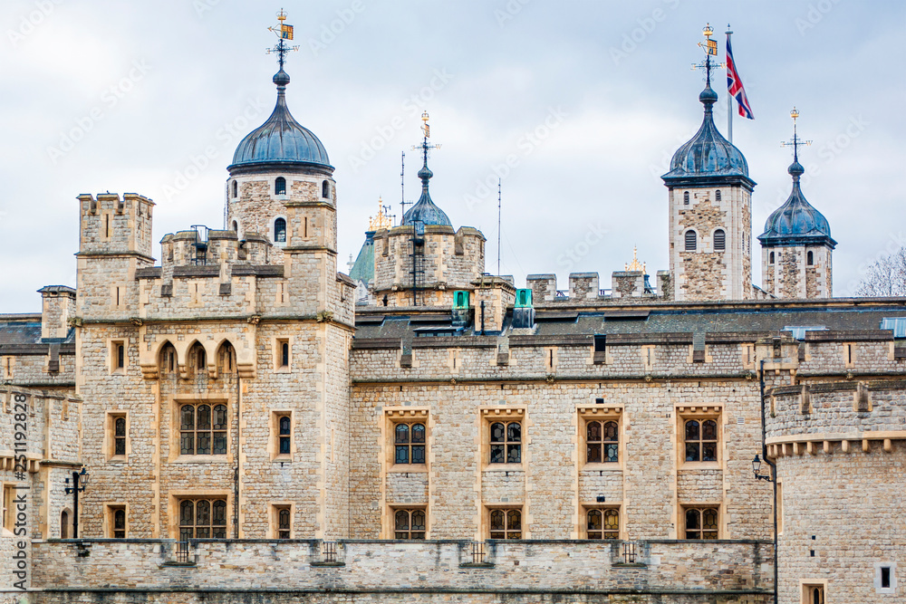 Fortress Tower of London in London (England)