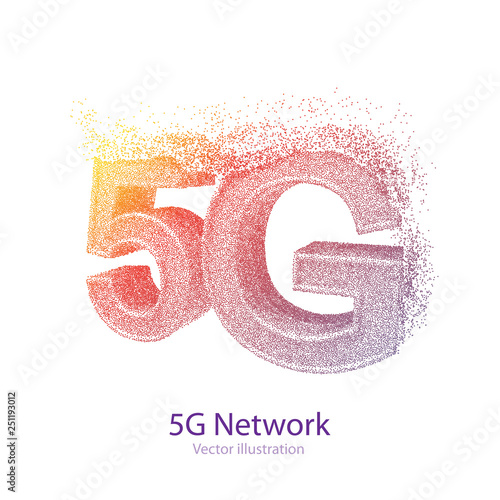 5G Technology vector .High Speed Internet .New Technologies of the Future .