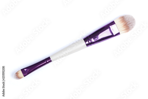 Two-sided makeup brush