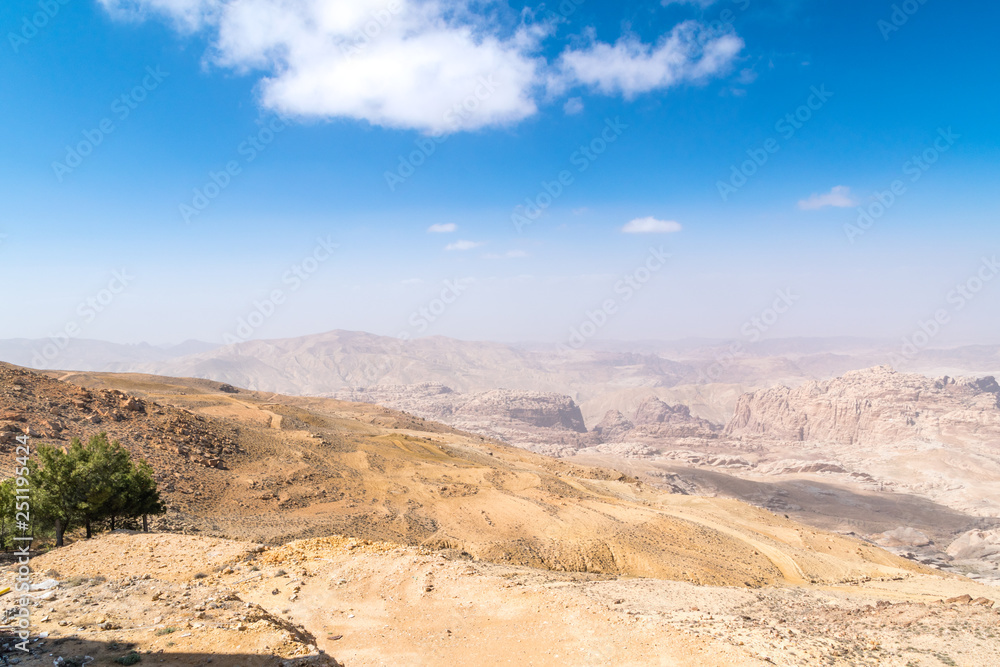 View of the mountains in Jordan. View of the mountains in Jordan.