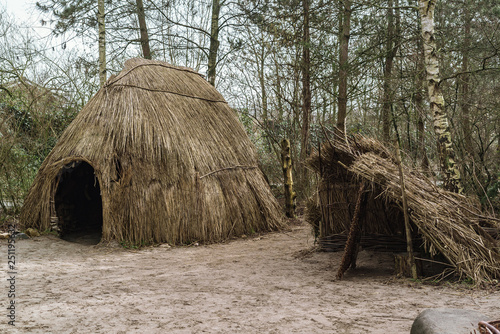 Prehistoric primitive camp site