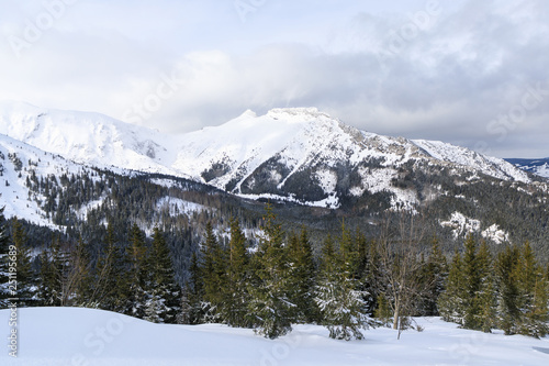 The Tatras Mountains in winter