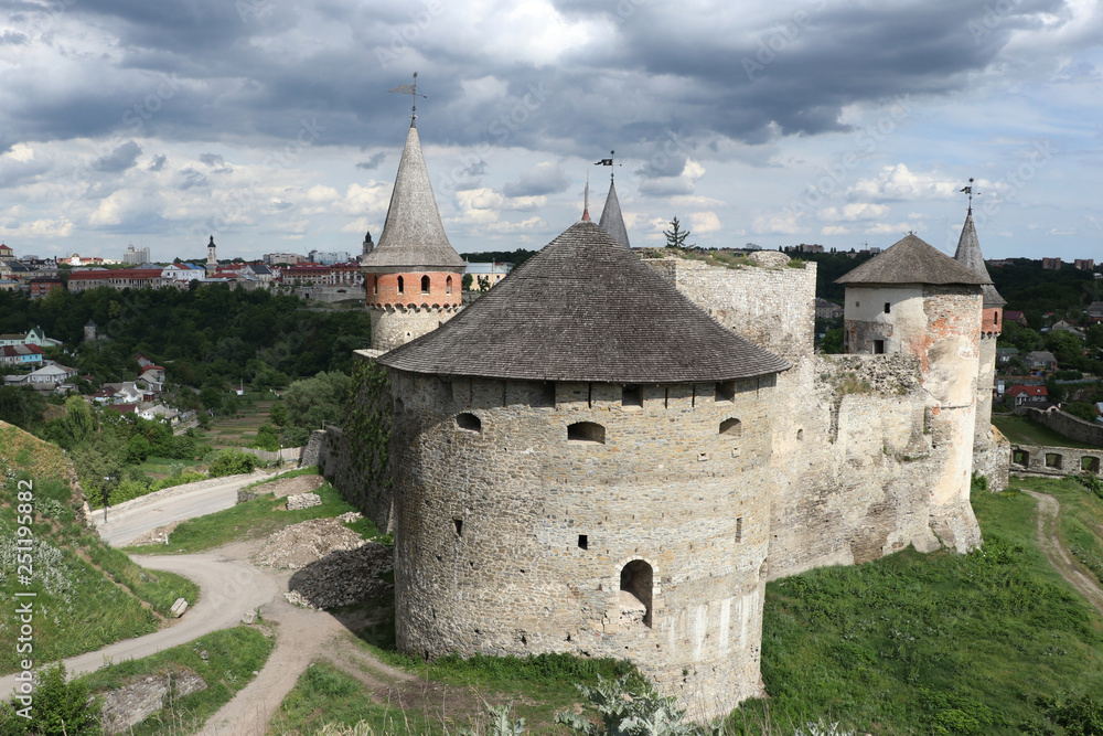 Kamenets-Podolskiy fortress is one of the oldest and the most beautiful in Ukraine
