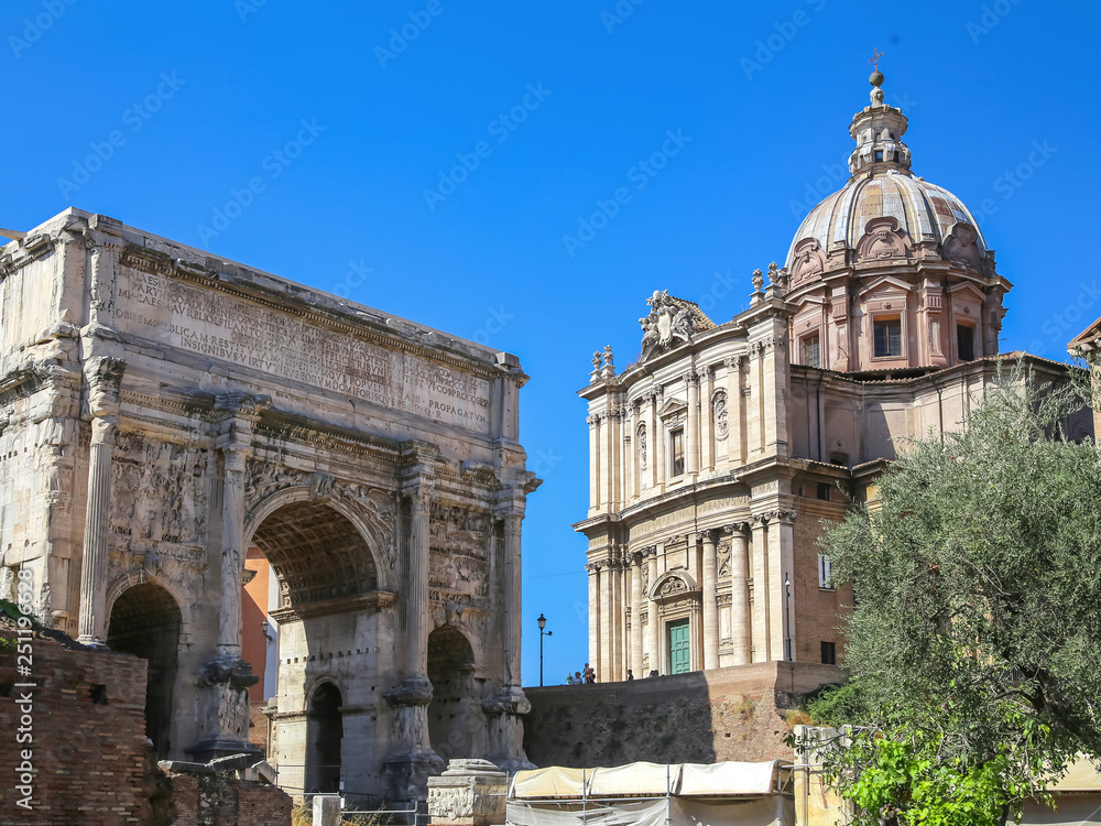 Triumphal arch of Septimius Severus