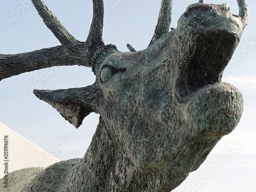 Monument of the hunt in Mertola, Alentejo - Portugal