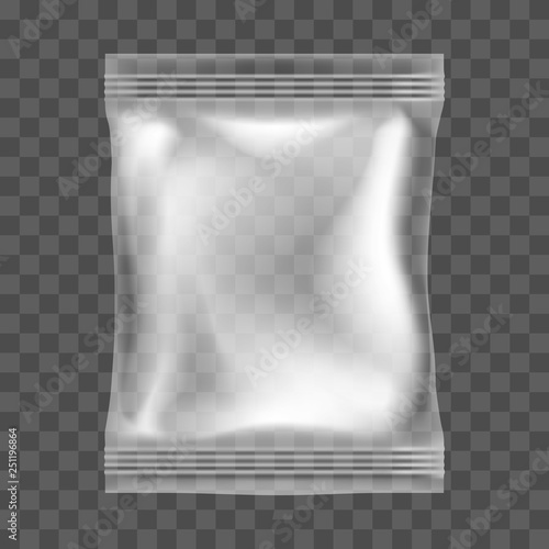 Transparent bag for food