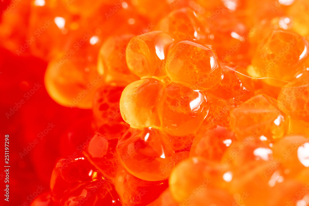 Red caviar as an abstract background Red caviar as an abstract background