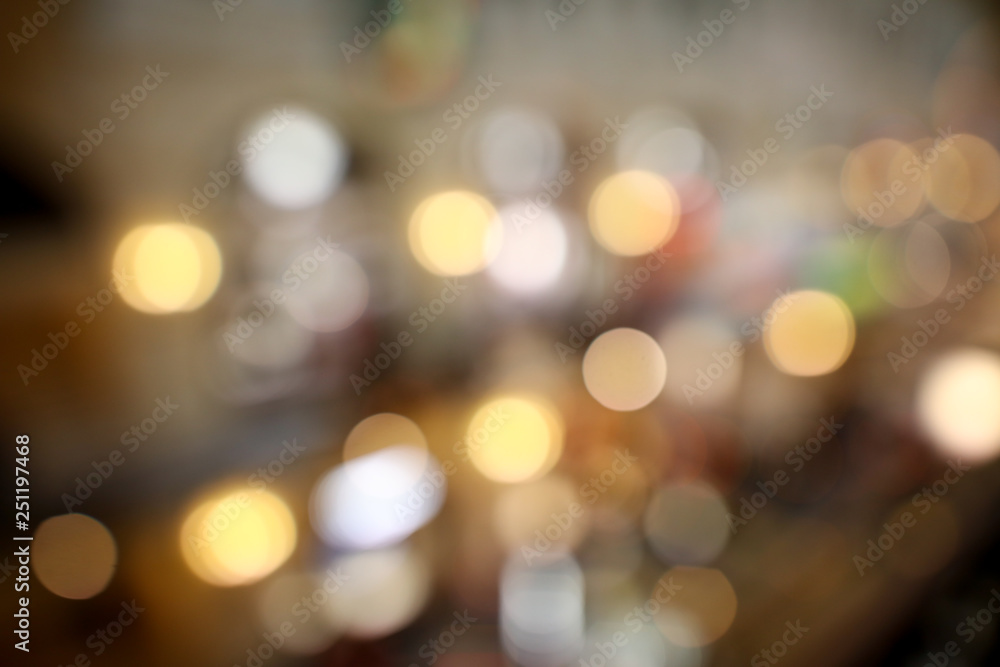 Bokeh in the mall as an abstract background Bokeh in the mall as an abstract background