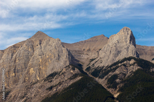 Rocky Mountain Peaks, Alberta, Canada