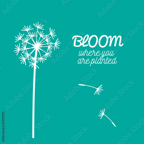 Vector illustration of a plant.