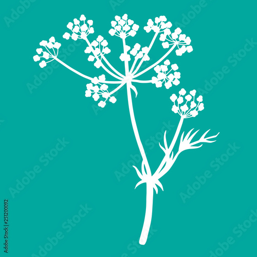 Vector illustration of a plant.