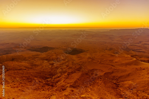 Wallpaper Mural Sunrise view of Makhtesh (crater) Ramon Torontodigital.ca