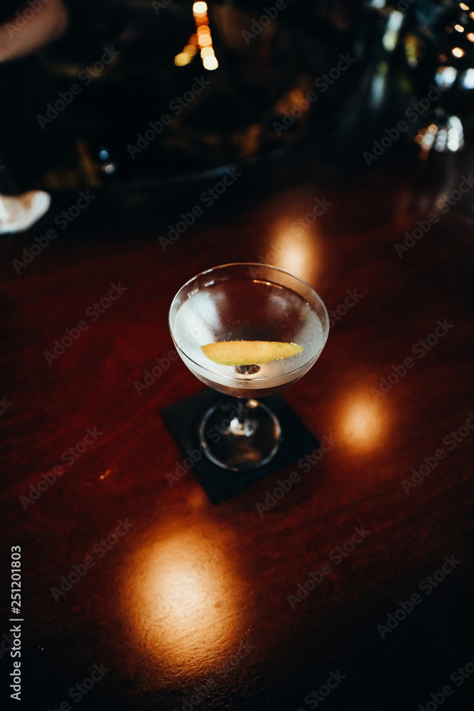 Drink Cocktail Cognac in bar part 3 